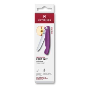 Складаний ніж для пікніка Victorinox Swiss Classic 11см хвил фіол 6.7835.FC1 6.7835.FC1 фото