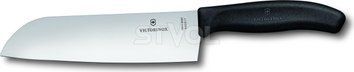 Ніж кухонний Victorinox SwissClassic Santoku17 см, чорный, блістер 6.8503.17B фото