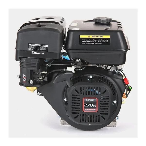 Двигун бензиновий Loncin G270F (9 л.с., шпанка 25 мм, Євро 5) 13015 фото