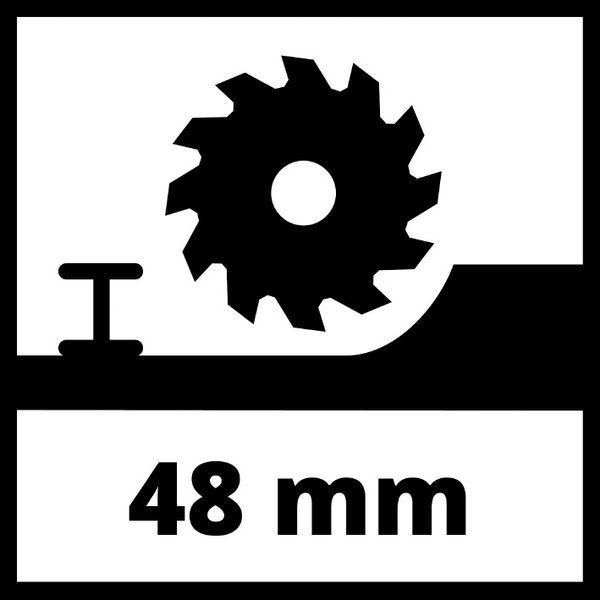 Пила циркулярна акумуляторна Einhell TE-CS 18/150 Li - Solo (4331220) 4331220 фото