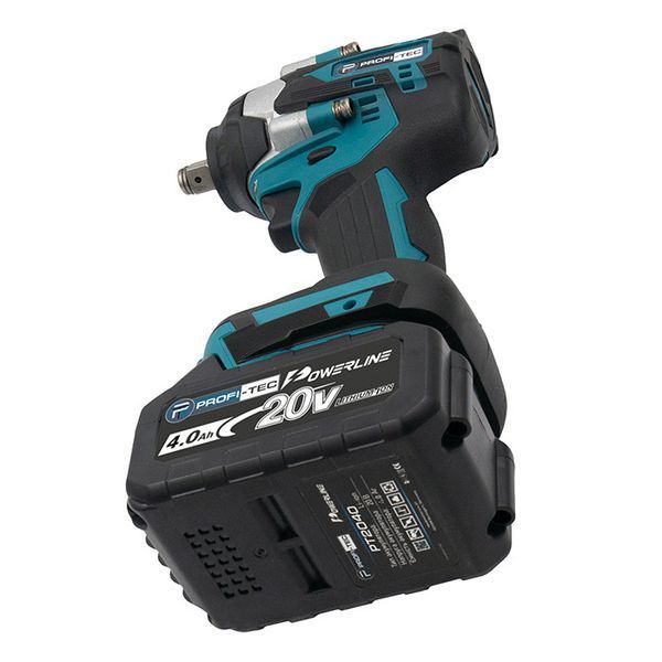 Аккумуляторный гайковерт PROFI-TEC DTW500BL POWERLine (2&times;PT2040 (4.0 Ач), зарядное устройство) 006349P фото