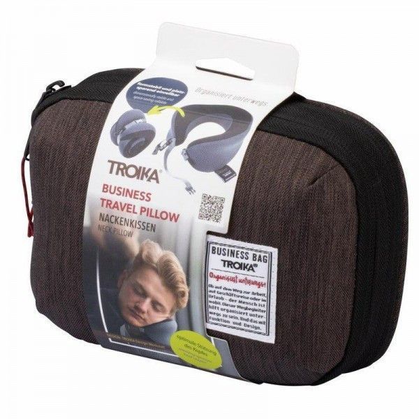 Дорожня подушка Troika Travel Pillow, з піни з ефектом пам'яті в компресійній сумці BBG61/GY BBG61/GY фото