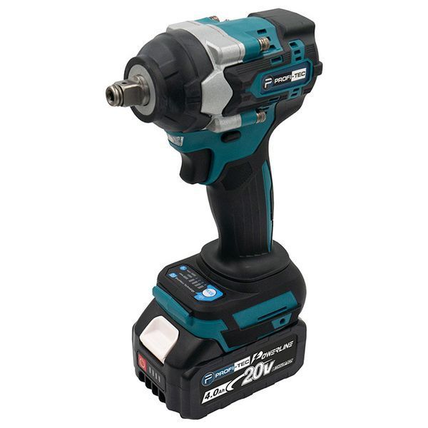 Аккумуляторный гайковерт PROFI-TEC DTW500BL POWERLine (2&times;PT2040 (4.0 Ач), зарядное устройство) 006349P фото