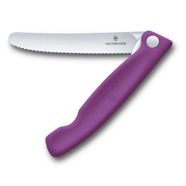 Складаний ніж для пікніка Victorinox Swiss Classic 11см хвил фіол 6.7835.FC1 6.7835.FC1 фото