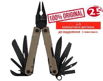 Мультитул LEATHERMAN Rebar Coyote + безкоштовна доставка 832406 фото