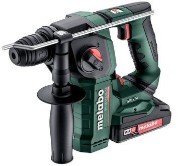 Аккумуляторный перфоратор Metabo BH 18 LTX BL 16, 2*2.0 Ач (Безкоштовна доставка) 600324500 фото