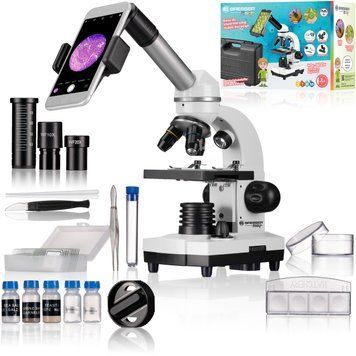 Мікроскоп Bresser Junior Biolux SEL 40x-1600x з адаптером для смартфона + кейс (8855610GYE000) 927783 фото