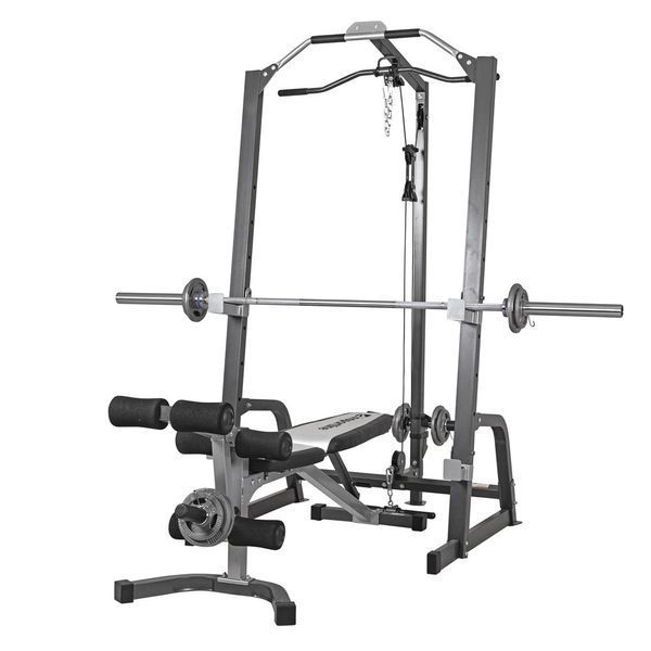 Багатофункціональний атлас з лавкою для тренувань inSPORTline Power Rack PW60 20817 фото