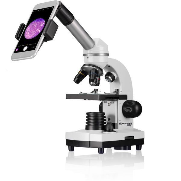 Мікроскоп Bresser Junior Biolux SEL 40x-1600x з адаптером для смартфона + кейс (8855610GYE000) 927783 фото