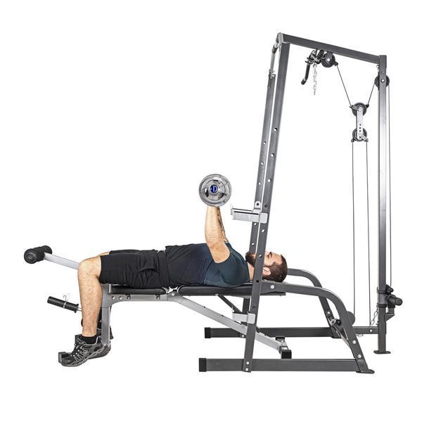 Багатофункціональний атлас з лавкою для тренувань inSPORTline Power Rack PW60 20817 фото