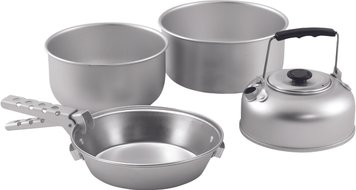 Набір туристичного посуду Easy Camp Adventure Cook Set M Silver (580038) 929029 фото