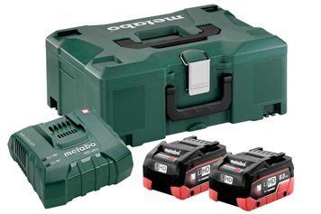 Комплект аккумуляторных батарей Metabo 2*8.0 Ач 18 В LiHD + ASC Ultra + MetaLoc (Безкоштовна доставка) 685131000 фото
