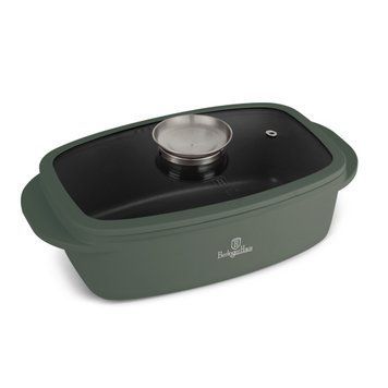 Жаровня зі скляною кришкою і ручкою ароматизації Berlinger Haus Matte Green Collection (BH-8775) BH-8775 фото