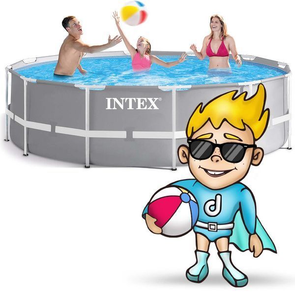 Басейн каркасний 17in1 INTEX 26716, 366 x 99 см + машина для створення бульбашок DM-26716-M фото
