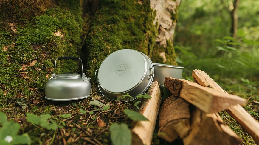 Набір туристичного посуду Easy Camp Adventure Cook Set M Silver (580038) 929029 фото