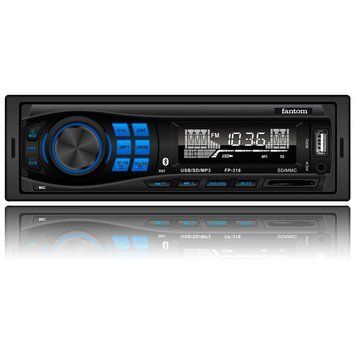 Автомагнитола FANTOM FP-318 Black/Blue 56904 фото
