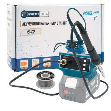 Акумуляторний гібридний паяльник PROFI-TEC RD-T12 POWERLine (без акумулятора та зарядного пристрою) 005943P фото