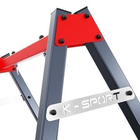 Каркас для гойдалки K-SPORT КSОZ016, 164 х 140 х 206 см - червоно-сірий KS-246 фото
