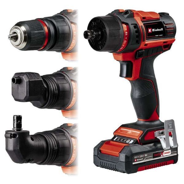 Шуруповерт Einhell TE-CD 18/45 3X-Li +22 (1x2,0Ah) 4513990 фото