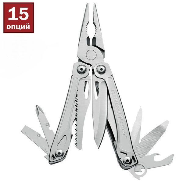 Мультитул LEATHERMAN Sidekick (карабин, чехол) + безкоштовна доставка 831439 фото