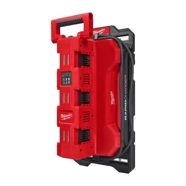 Зарядний пристрій MILWAUKEE, M18 MPC6EU на 6 акумуляторів PACKOUT 4932498551 4932498551 фото
