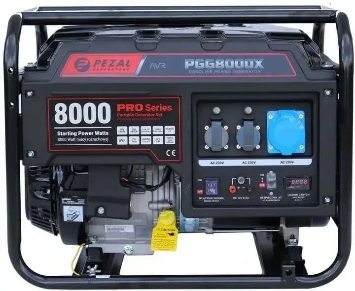 Бензиновий генератор pezal pgg 8000x 6 квт 1 фаза PEZAL PGG8000x фото