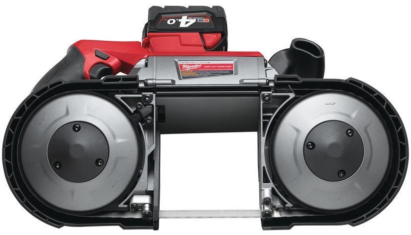 Пила стрічкова акумуляторна MILWAUKEE, M18 CBS125-502C (зарядний пристрій М12-18 FC, 2 акумулятори М18 В5 5Аг, кейс) 4933448195 фото