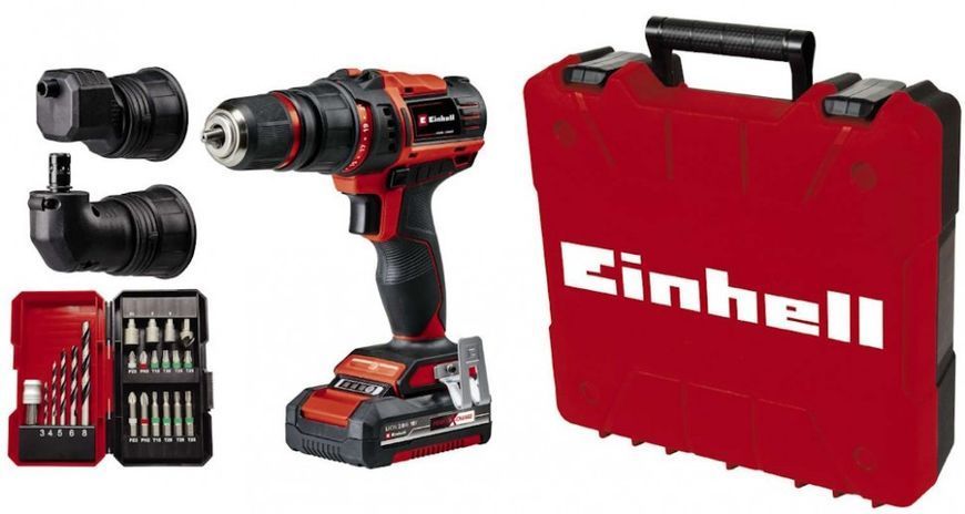 Шуруповерт Einhell TE-CD 18/45 3X-Li +22 (1x2,0Ah) 4513990 фото