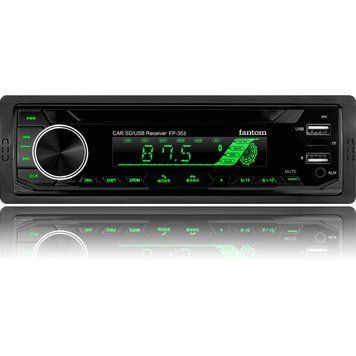Автомагнитола FANTOM FP-353 Black/Multicolor 58601 фото