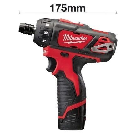 Шурупокрут акумуляторний MILWAUKEE M12 BD-0 (30 Нм) (каркас) 4933441910 фото