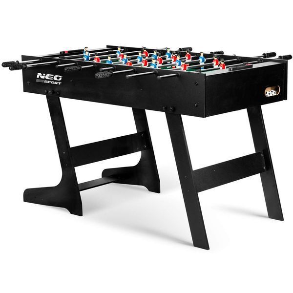 Настільний футбол Neo-Sport NS-803, 121 x 61 x 80 см - чорний 180300 фото