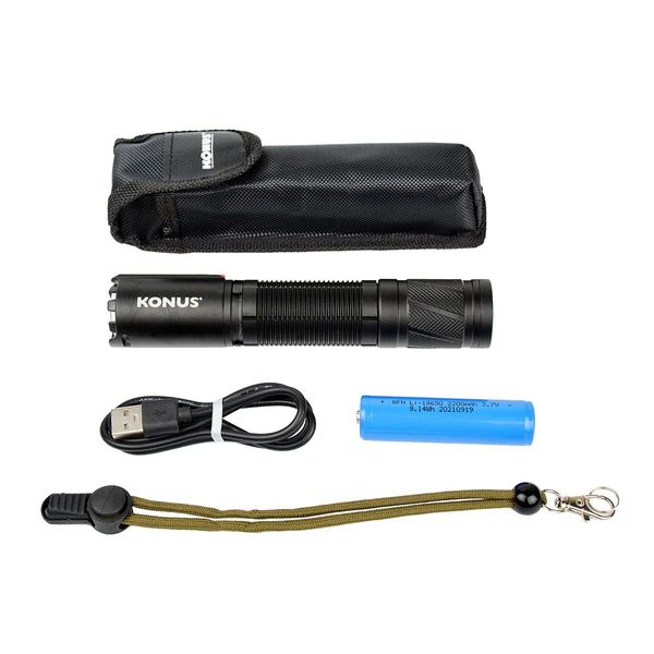 Фонарь Konus Konuslight-RC7 (1200 Lm) USB Rechargeable (3931) 3931 фото