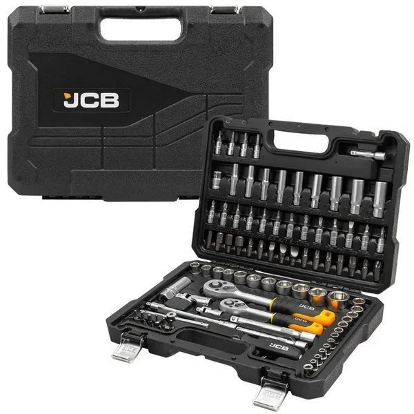 Набір інструментів 94 пр. 1/4", 3/8" (6-гр.) (4-22 мм) JCB Tools JCB-4941-5DS JCB-4941-5DS фото