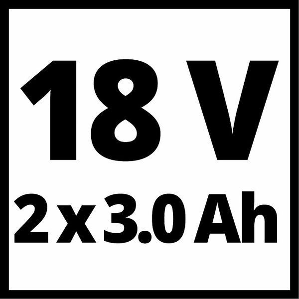 Акумулятор + зарядний пристрій на два акум. Einhell 18V 2x3.0Ah Twincharger Kit (4512083) 4512083 фото