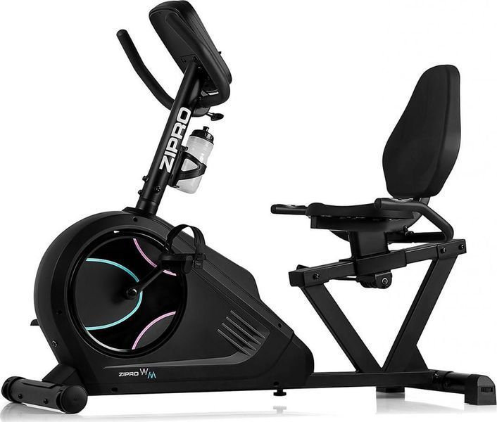 Велотренажер горизонтальний електромагнітний Zipro Iconsole+ Glow чорний 5901793678245 фото