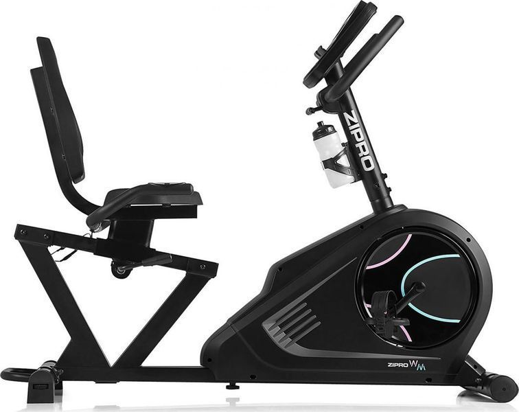 Велотренажер горизонтальний електромагнітний Zipro Iconsole+ Glow чорний 5901793678245 фото