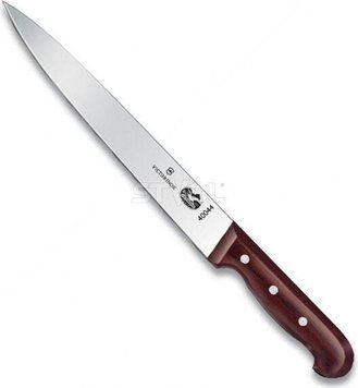 Ніж кухонний для нарізки Victorinox Wood 25 см, рожеве дерево 5.4500.25 фото