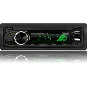 Автомагнитола FANTOM FP-351 Black/Multicolor 58599 фото