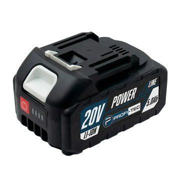 Аккумуляторная батарея PROFI-TEC PT2050EP POWERLine (20 В / 4.0 Ач, высокотоковая, с индикатором) 005850P фото