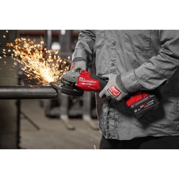 Шліфмашина кутова акумуляторна MILWAUKEE, M18 FHSAG125XPDB2-0X, 1800Вт діаметр 125мм (HD кейс) 4933493417 4933493417 фото