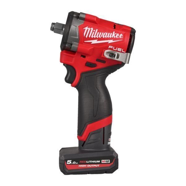Гайковерт акумуляторний безщітковий 1/2'' MILWAUKEE, M12 FCIWF12G3-502X, 746Нм, з кільцем (зарядний пристрій С12 С, 2 акумулятор 4933493455 фото