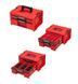 Набір ящиків для інструментів на платформі 21 525x345x885 SYSTEM PRO Drawer Workshop Set 3 Red Z258353PG003 QBRICK 11060403101 фото 3