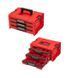 Набір ящиків для інструментів на платформі 21 525x345x885 SYSTEM PRO Drawer Workshop Set 3 Red Z258353PG003 QBRICK 11060403101 фото 2