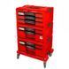 Набір ящиків для інструментів на платформі 21 525x345x885 SYSTEM PRO Drawer Workshop Set 3 Red Z258353PG003 QBRICK 11060403101 фото 1