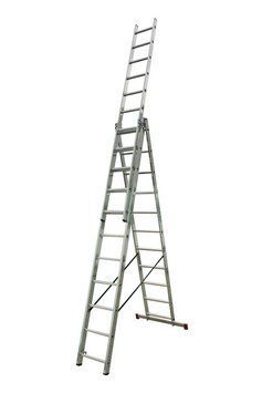 Трехсекционная лестница VIRASTAR DW 3 PROFI 3x9 ступеней DWP3x9 DWP3x9 фото