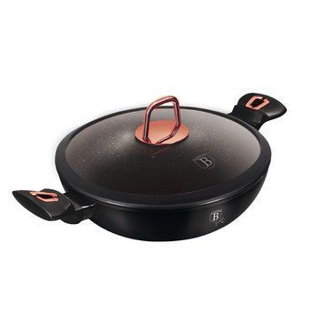 Вок із кришкою 30 см Berlinger Haus Black Rose Collection (BH-7112) BH-7112 фото
