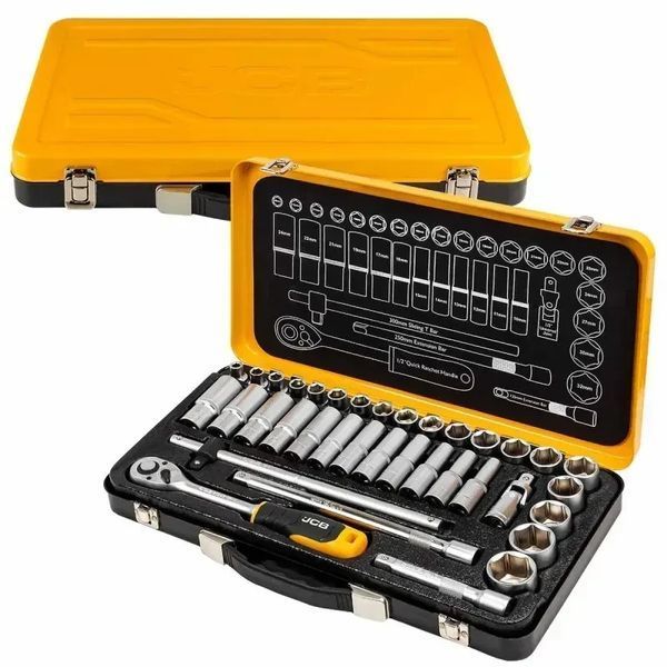 Набір інструменту комбінований 36 пр. 1/2" (6-гр.) (8-32 мм) JCB Tools JCB-4362M JCB-4362M фото