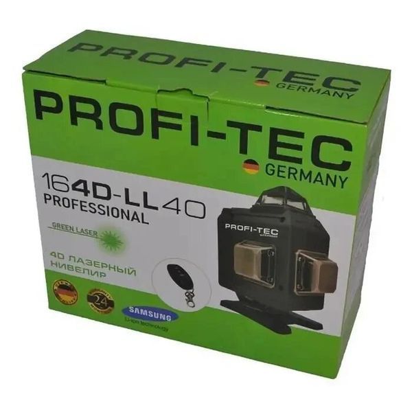 Лазерний нівелір 4D PROFI-TEC 164D-LL40 Professional 005906P фото
