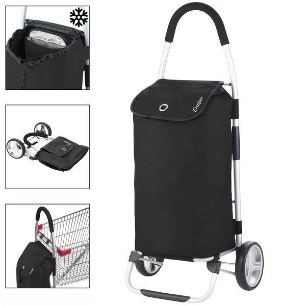 Сумка-візок ShoppingCruiser Foldable 45 Black (604320) 927297 фото