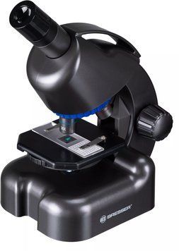 Мікроскоп Bresser Junior CM-04 100x-900x Black з набором для дослідів і адаптером для смартфона (14951) 931504 фото